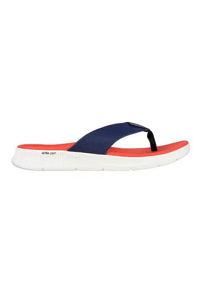 Papuci flip-flop din piele ecologica Go Consistent - Bleumarin