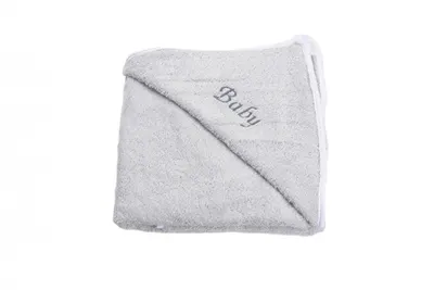Prosop de baie frotir bumbac gri 75x75 cm