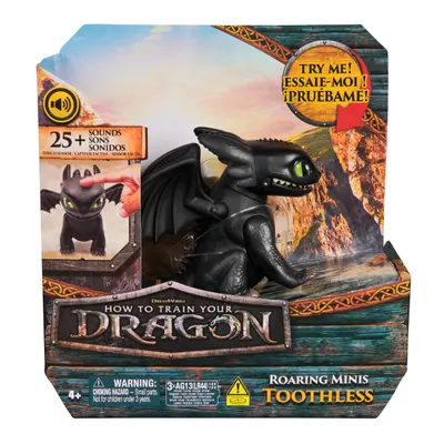 Figurina cu efecte sonore, DreamWorks Dragons, Roaring Minis, Toothless, 20151465