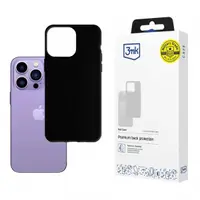 Husa pentru Apple iPhone 14 Pro, 3MK, Neagra Mata