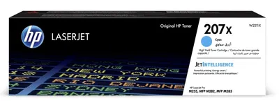 Cartuș toner HP - 207X, pentru M255/MFP M282/283, Cyan