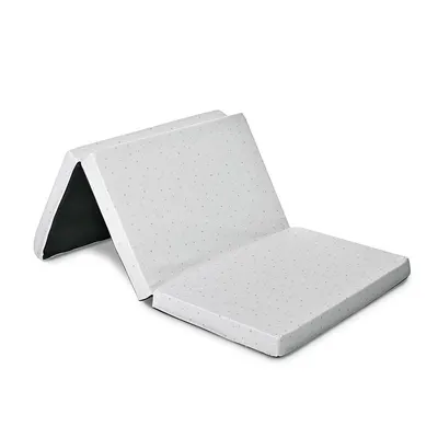 Saltea pliabila de voiaj din spuma elastica 60x120x5 cm Grey Sky