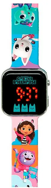 Ceas LED Kids Eurosawn - Gabby's Dollhouse