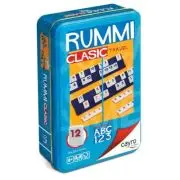 Joc Rummy Travel Cayro, Remi clasic in cutie metalica pentru calatorii