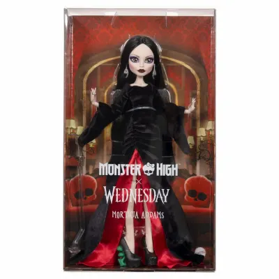 Papusa Monster High X Wednesday, Morticia Addams, JLK99