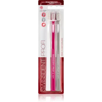 Swissdent Profi Whitening periuta de dintiSoft 3 buc