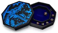 Arenă pentru zaruri GlassStaff - CritStones Dice Arena, albastră