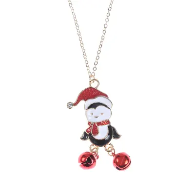 Colier Craciun cu pinguin