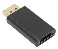 Adaptor VCom - CA331, DisplayPort/HDMI, negru