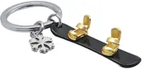Breloc Metalmorphose - Snowboard with snowflake