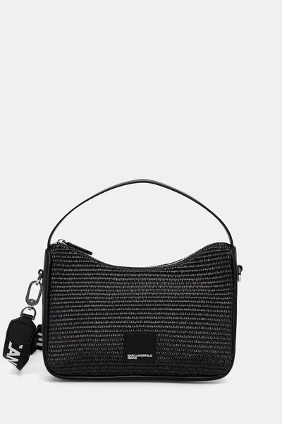 Karl Lagerfeld Jeans geantă crossbody pentru femei împletită