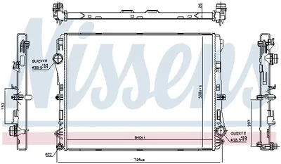 Radiator racire motor potrivit MERCEDES E (A238), E (C238), E (W213), E ALL-TERRAIN (S213), E T-MODEL (S213), GLC (C253), GLC (X253) 2.0H