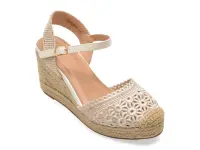 Pantofi EPICA albi, 990, din material textil
