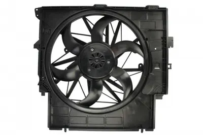 Ventilator radiator (cu carcasa) potrivit BMW X3 (F25), X4 (F26) 1.6 2.0 2.0D 09.10-03.18