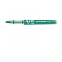 Pix Roller V5 reincarcabil, verde PILOT