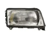 Far fata Dreapta (H4, electric, fara motoras, culoare insert: cromat) potrivit AUDI 100 C4 1990-1994