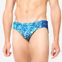 Slip de baie water polo 500 All Vai Turcoaz Bărbați
