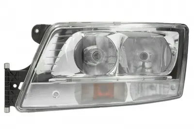 Far stanga (2 H7 H21W LED PY21W, electric, cu motor, cu lumina de zi, culoare insert: crom platinat, culoare indicator: transparent) potrivit MAN TGX I 06.06-09.21