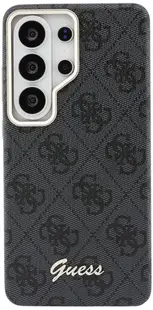 Husă Guess – 4G Script Metal Logo, Galaxy S26 Ultra, MagSafe, negru