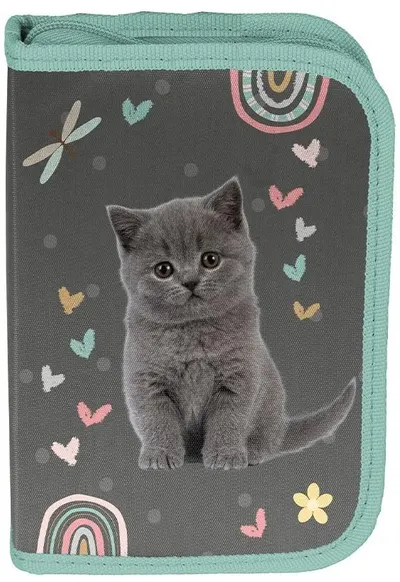 Penar cu rechizite Paso Lovely Cat - Cu 1 fermoar