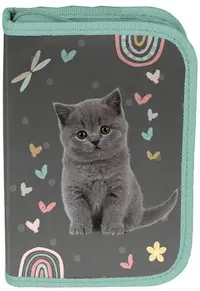 Penar cu rechizite Paso Lovely Cat - Cu 1 fermoar