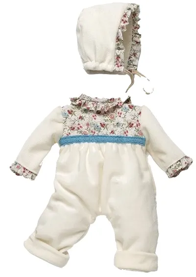 Haine pentru papausa Asi - Reborn, Body si palarie polara, 46 cm