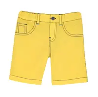 Pantaloni scurti copii Chicco Twill, galben, 00568-64MC