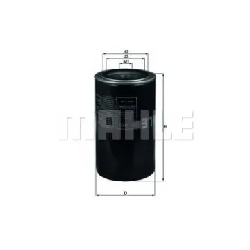Filtru ulei MAHLE ORIGINAL OC 582