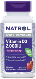 Vitamin D3 Fast Dissolve, 90 tablete, Natrol
