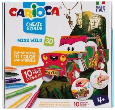 Kit creativ Carioca Create & Color - Safari Jeep 3D