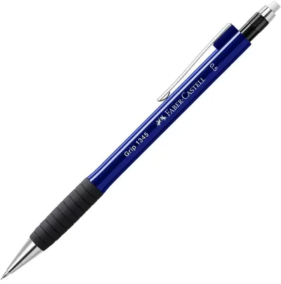 Creion automat Faber-Castell Grip - 0.5 mm, albastru inchis