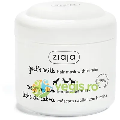 Masca pentru Intarirea Firului de Par cu Proteine din Lapte de Capra si Keratina 200ml