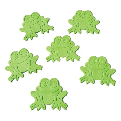 Covorașe antiderapante pentru copii pentru cadă 6 buc. 9x8 cm Grenouilles – Spirella