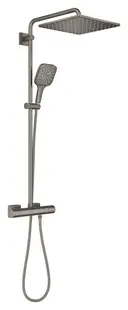 Sistem de dus Grohe SmartActive Cube 310, aparent, 310 mm, termostat, 1 functie, mat, grafit, 26837AL0