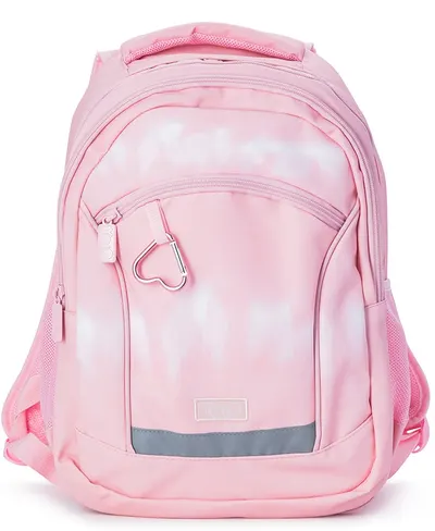 Ghiozdan școlar Yolo - Tie dye pink, 2 in 1