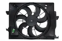 Ventilator radiator (cu carcasa) potrivit HYUNDAI ACCENT IV, SOLARIS, VELOSTER; KIA RIO III 1.4 1.6 11.10-