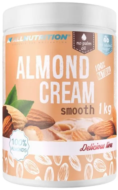 Almond Cream, Smooth, 1 kg, AllNutrition