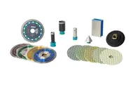 SET 16 unelte diamantate profesionale pt. meseriasi - carote, discuri, freze si accesorii in valiza - BIHUI-DBDFS16
