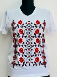 Tricou cu imprimeu traditional Alexis 7
