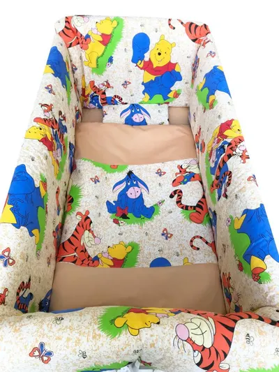 Lenjerie de pat Maxi Aiurila pe crem 120x60 cm