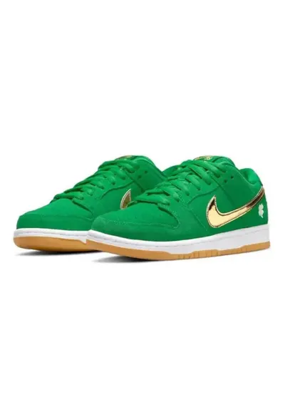 Pantofi sport barbati SB Dunk Low Pro - editie speciala Ziua Sfantului Patrick - verde - piele naturala