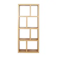 Bibliotecă în culoare naturală cu aspect de lemn de stejar 70x159 cm Berlin – TemaHome