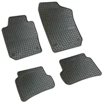 Set covorase auto din cauciuc Seat Ibiza 5 2008-2017 Skoda Fabia 3 2014-2021 4 bucati, presuri FROGUM, negre, 4 buc.