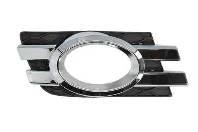 Grila bara Dreapta cu locas proiector, crom/negru potrivit MERCEDES GL X164 2006-2012 2006-2009