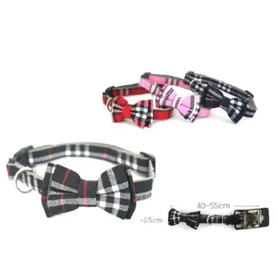 Zgarda pentru caini Petro cu Papion 2,5 cm x 40 - 55 cm