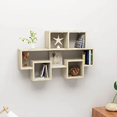 vidaXL Raft de perete în formă de mașină stejar sonoma 82x15x51cm PAL