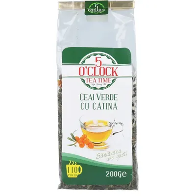 5 O'Clock Tea Ceai Verde cu Catina 200g