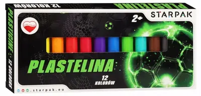 Plastilină Starpak Football – 12 culori