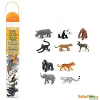 Tub cu 10 figurine - Specii Terestre pe cale de disparitie