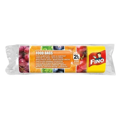 Pungi Alimentare Fino, 2 l, Rola, 28 x 24 cm, 250 Bucati